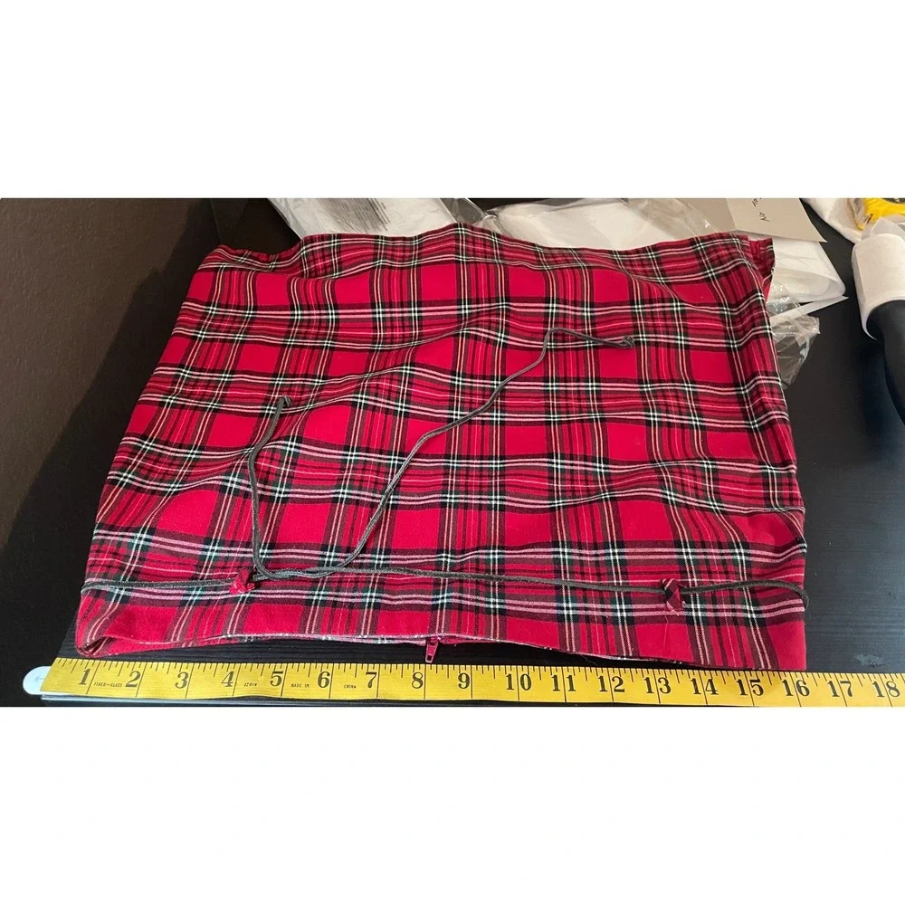VTG Charlotte Russe 90s Schoolgirl Plaid Mini Skirt 5 Red Y2K Grunge Tartan‎